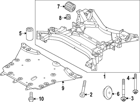 Suspension Mounting for 2023 BMW iX #1