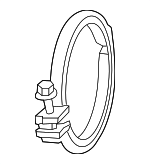 18307606136 - Engine: Turbocharger Clamp for BMW Image