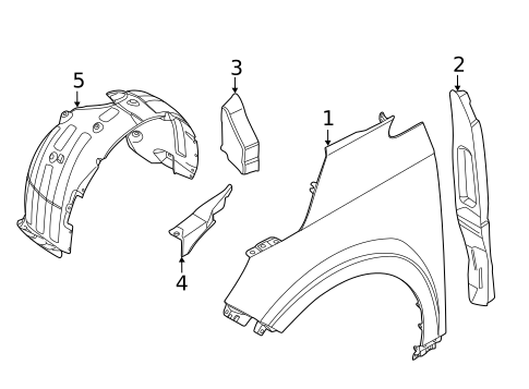 Fender & Components for 2024 Kia Carnival #0