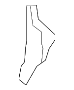 41217182543 - Body: Baffle Plate for BMW: 740Ld xDrive, 740Li, 740Li xDrive, 750Li, 750Li xDrive, 760Li, ActiveHybrid 7 Image