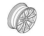 36116789149 - : 2013-2015 BMW X1 - Wheel Alloy for BMW: X1 Image