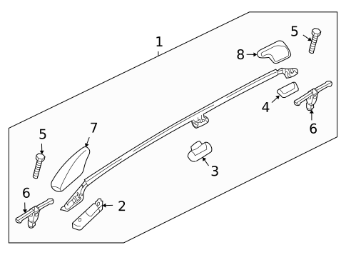Luggage Carrier for 2008 Volvo XC70 #0