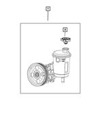 68225509AC - Steering: Power Steering Pump for Ram: 2500, 3500 Image