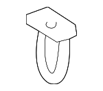 51478236385 - Body: Sill Cover Clip for BMW: Z3 Image