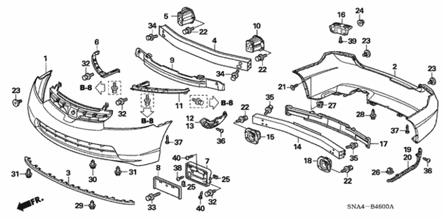 Bumpers for 2007 Honda Civic #0