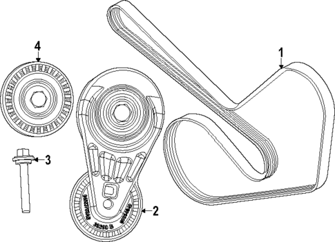 Belts & Pulleys for 2024 Dodge Hornet #0