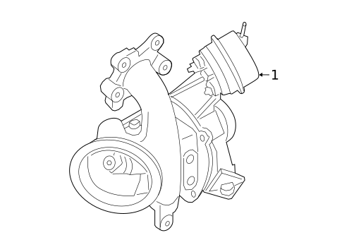 Turbocharger, Supercharger & Ram Air for 2023 Ford Escape #0