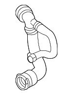 32249279 - Cooling System: Lower Hose for Volvo: S60, S80, V60, V70, XC60, XC70 Image