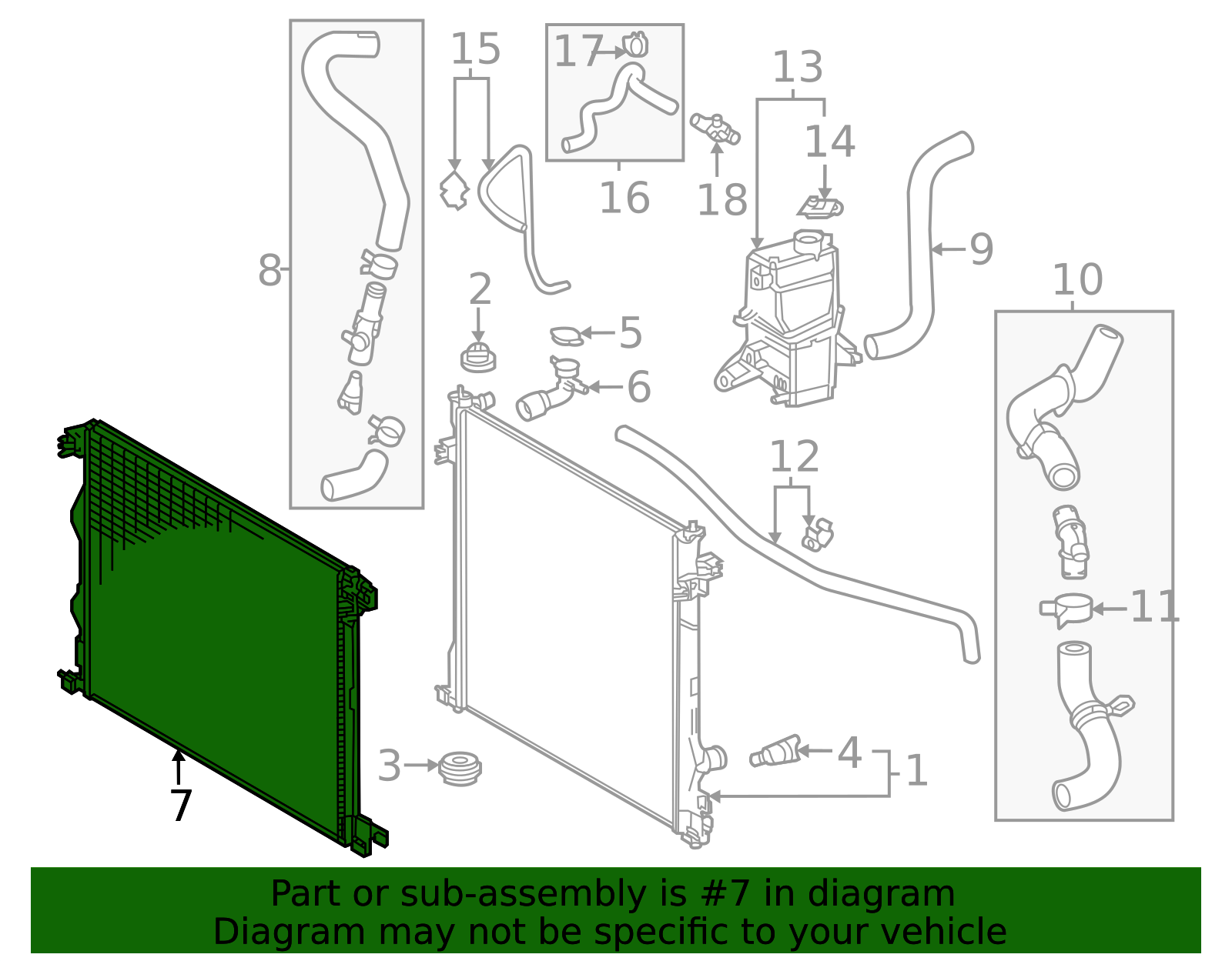 16550-F0060 - Auxiliary Radiator 2023-2026 Toyota | Longo Toyota Parts