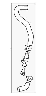 165A0F0010 - Cooling System: Hose Assembly for Toyota Image