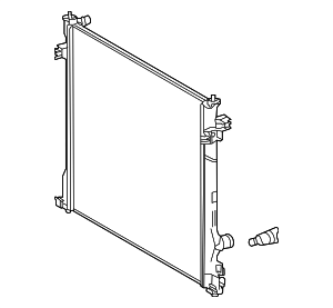 16400F0190 - : Radiator for Toyota Image