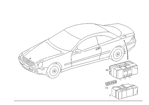 Vacuum Pump and Connector for 2002 Mercedes-Benz CL55 AMG #0