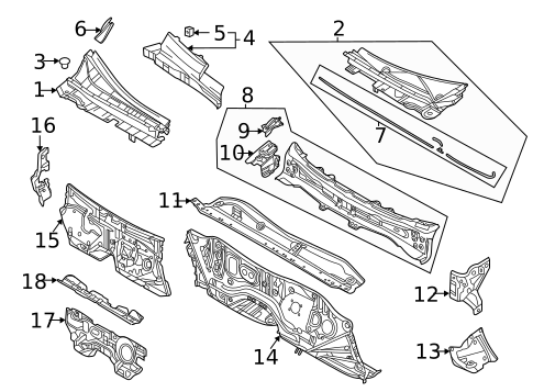 Cowl for 2023 Mazda CX-30 #0