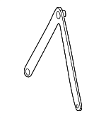 2066205501 - Body: Center Brace for Mercedes-Benz Image