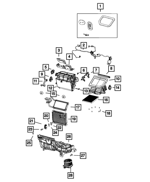 Air Conditioner and Heater Units for 2020 Jeep Gladiator #0