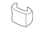 55350959AB - Electrical: Center Seat Belt Cover for Dodge: Ram 1500, Ram 2500, Ram 3500 Image