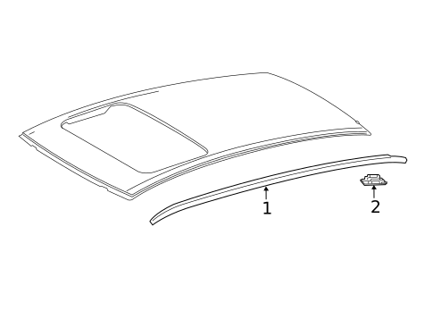 Exterior Trim - Roof for 2022 Toyota Camry #0