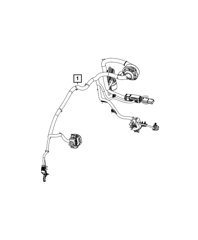 68624797AB - Electrical: Dash Right Wiring for Mopar Image
