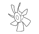 1636128080 - Cooling System: Fan Blade for Toyota: Prius Image