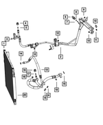68081634AF - Air Conditioners and Heaters: A/c Suction And Liquid Line for Dodge: Dart Image
