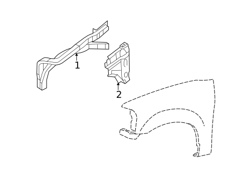 Structural Components & Rails for 2015 Ford Expedition #0