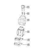 5ZM35ND3AA - Interior Trim: Front Seat Back Cover, Right for Mopar Image