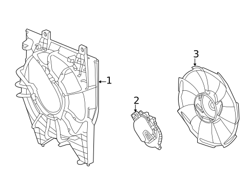 Cooling Fan for 2022 Acura TLX #0