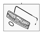 863502E000 - : Grille for Hyundai Image