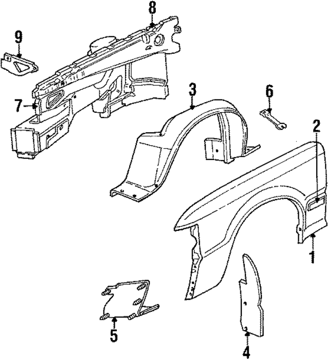 E1FZ16071A - Body: Seal To Hood for Ford Image