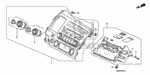 90133SM4003 - Electrical/Exhaust/Heater/Fuel: BOLT-WASHER (5X16) for Honda Image