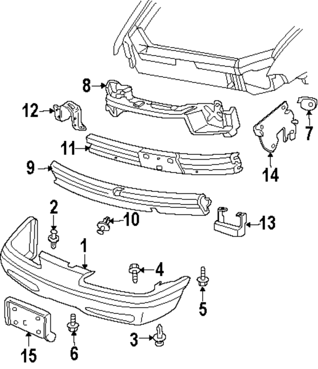 10269190 - : License Bracket for GM Image