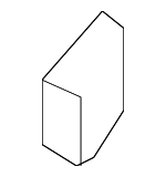 22181500677G50 - Body: Coat Hook Cover for Mercedes-Benz Image