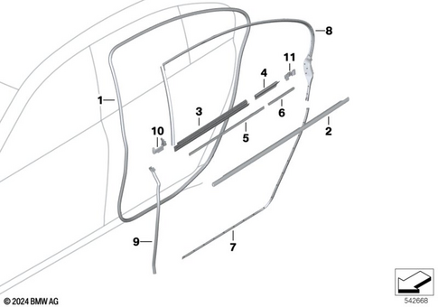 Door, Rear for 2010 BMW BMW ALPINA B7L #1
