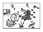 712000CD61B0 - Body: Seat Assembly for Toyota: Tundra Image
