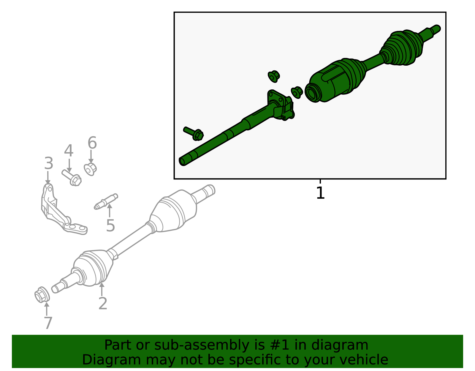 TX-848 - Motorcraft™ Axle Assembly 2009-2019 Ford | Ford Parts Connect
