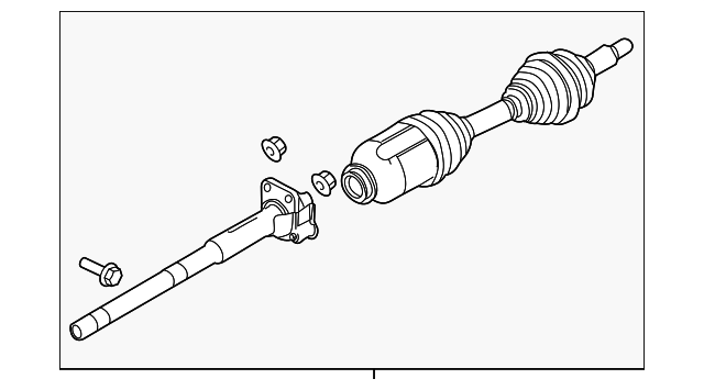TX-848 - Motorcraft™ Axle Assembly - 2009-2019 Ford