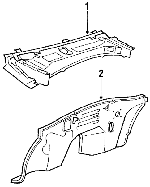Cowl for 1987 Mercury Cougar #0