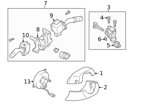 Ignition Lock for 1999 Mazda Protege #0