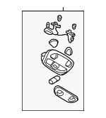 84621AE020NE - Body: Map Lamp Assembly for Subaru: Impreza, Legacy, Outback Image