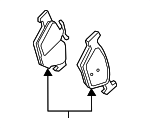 26696AN04A - : Brake Pads for Subaru Image