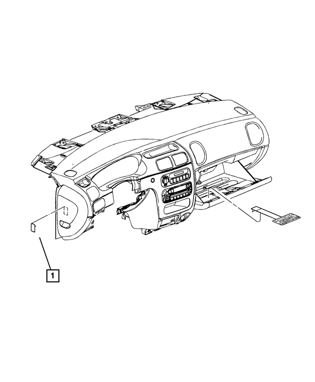 5108001AB - Labels: Air Bag Warning Label for Mopar Image image