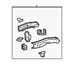 5702833901 - Body: Rail Assembly for Toyota Image image