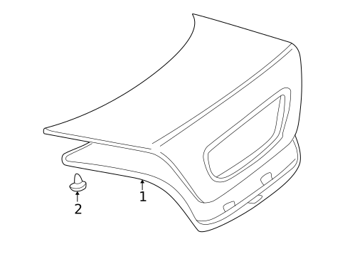 Interior Trim - Trunk for 2006 Mercedes-Benz S 600 #0