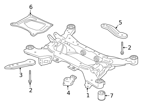 Crossmembers & Components for 2017 Jaguar XF #0