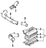 16546N4210 - : Air Filter for Nissan Image