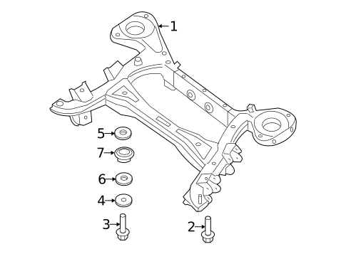 Suspension Mounting for 2019 Nissan Armada #0