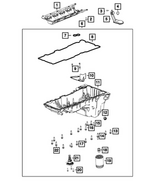 68359145AC - : Oil Pan Gasket for Mopar Image