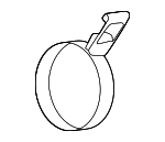 83118AL000 - Steering: Clamp for Subaru Image