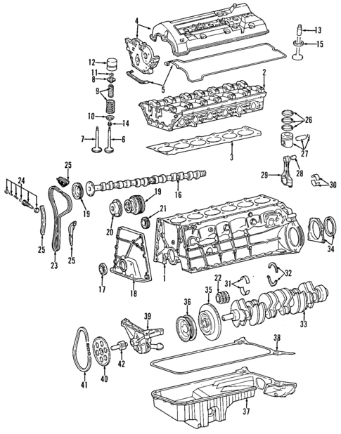 Engine for 1994 Mercedes-Benz S 320 #0