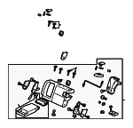MR979915XA - : Seat Back Assembly for Mitsubishi: Lancer Image